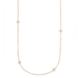 Kendra Scott Rue Long Strand Necklace in Gold